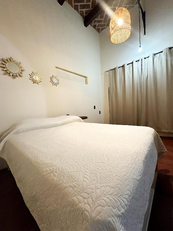 Postel nebo postele na pokoji v ubytování Mini depa Bernal