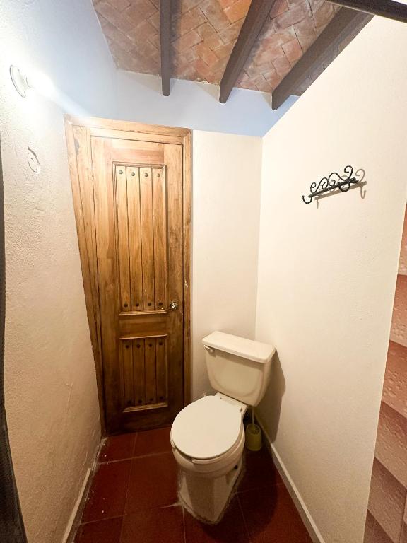 Koupelna v ubytování Mini depa Bernal