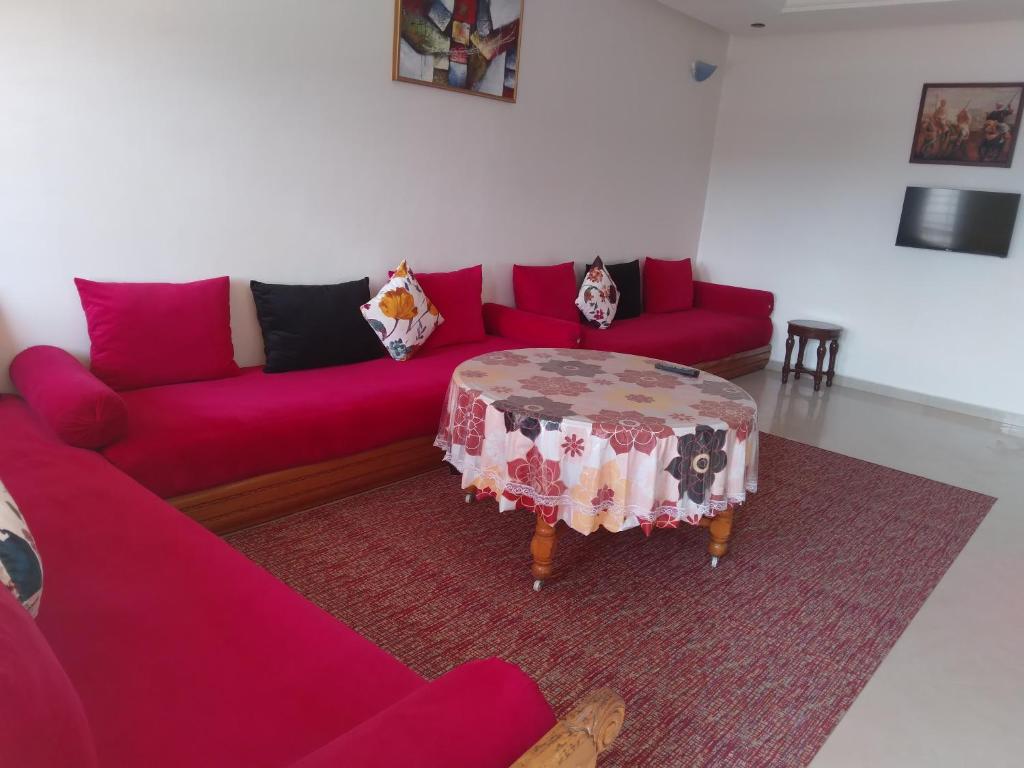 Posezení v ubytování Appart Villa