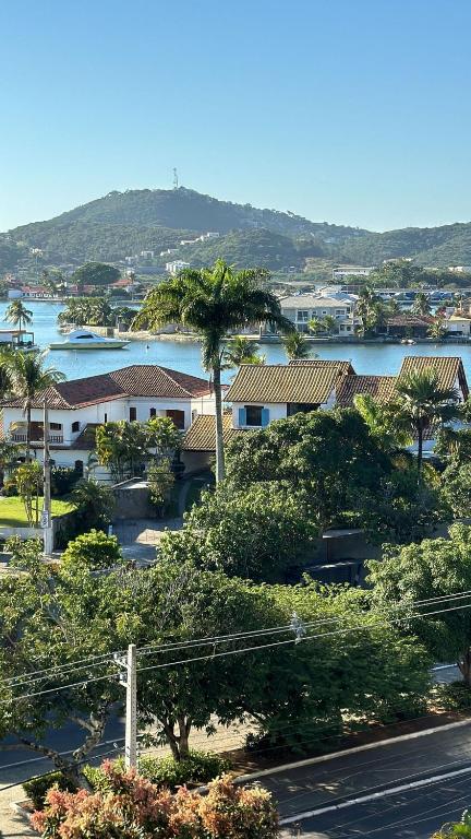 a view of a city with trees and a street at hihome - Royale in Cabo Frio