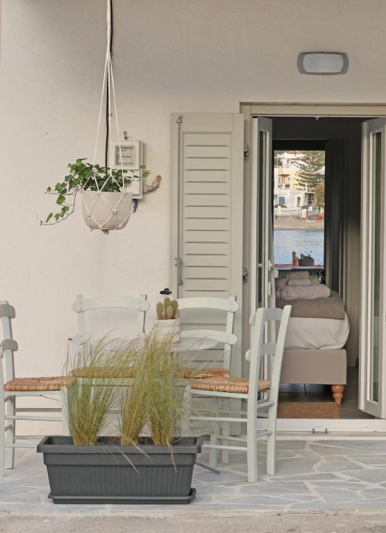 Balkón nebo terasa v ubytování Almyra