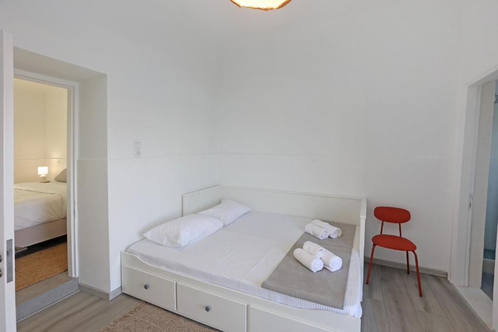 Postel nebo postele na pokoji v ubytování Almyra
