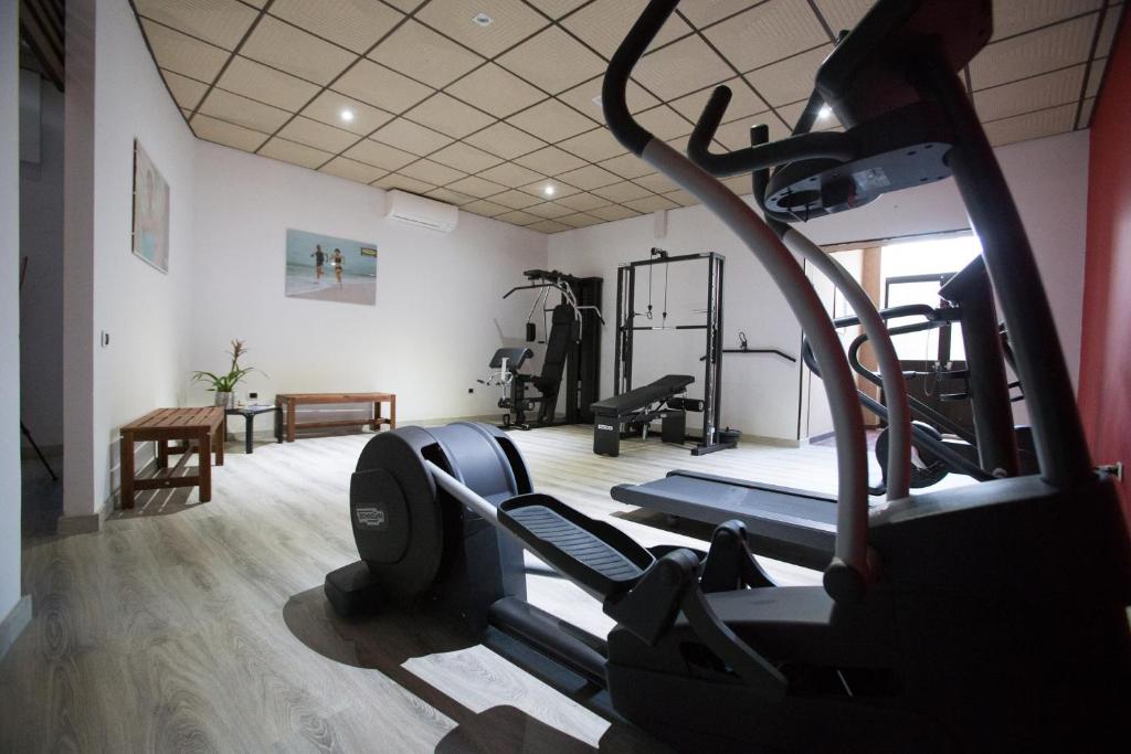 Fitness centrum a/nebo fitness zařízení v ubytování Heraclea Hotel Residence