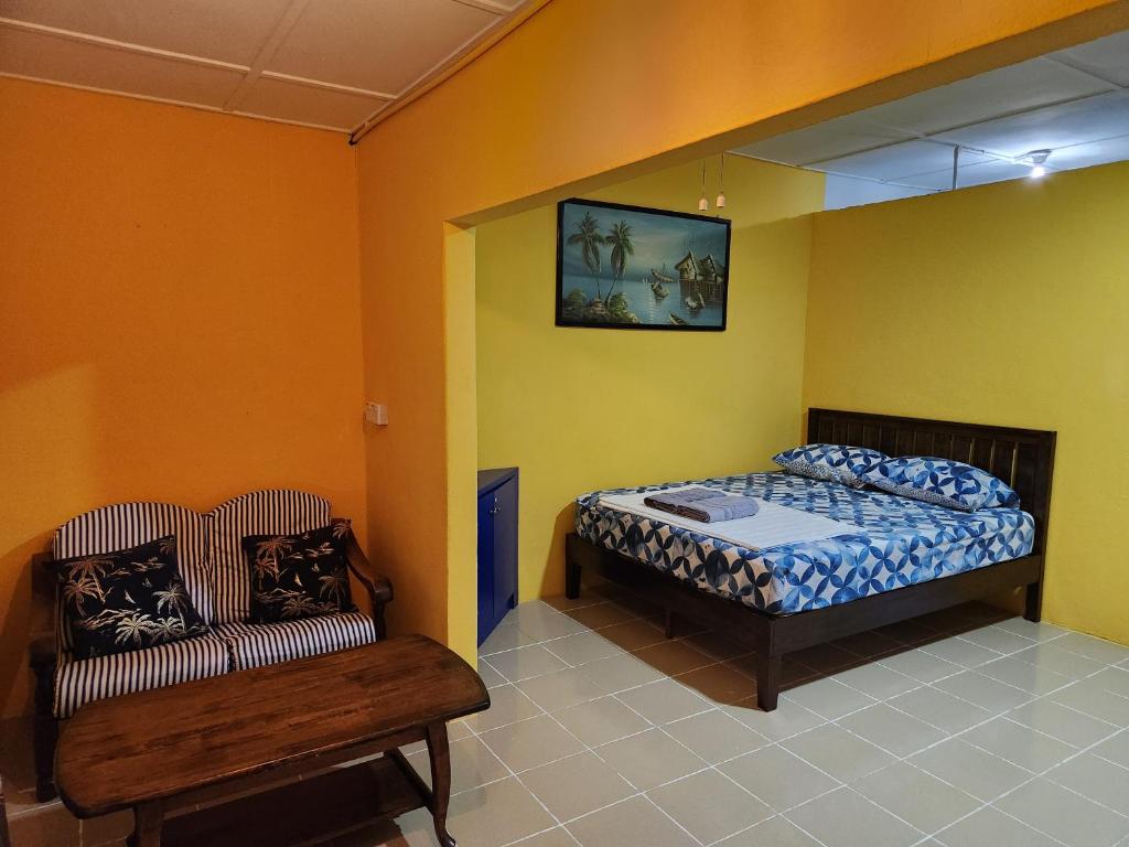 Voodi või voodid majutusasutuse Gecko Guesthouse toas