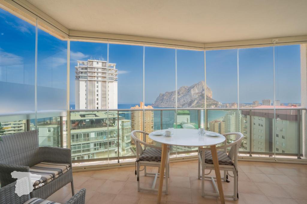 Nespecifikovaný výhled na hory nebo výhled na hory při pohledu z apartmánu