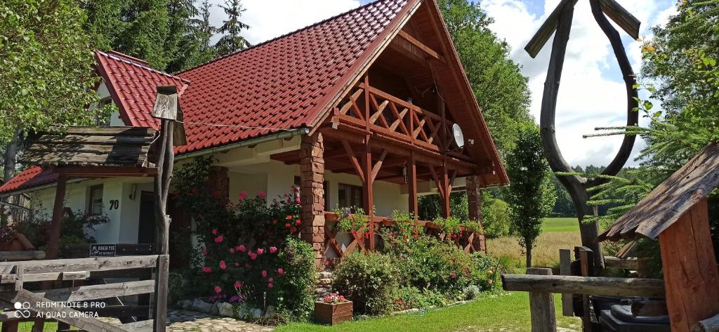 Κήπος έξω από το Domek Źródełko