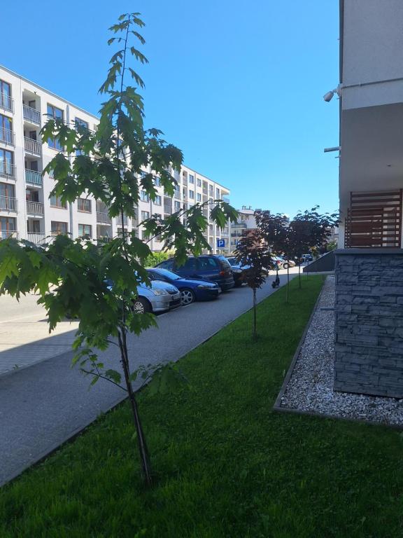 Budynek, w którym mieści się apartament
