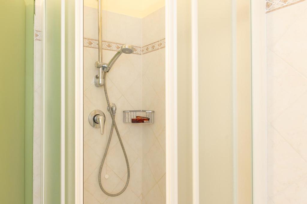 Koupelna v ubytování Hotel Minerva