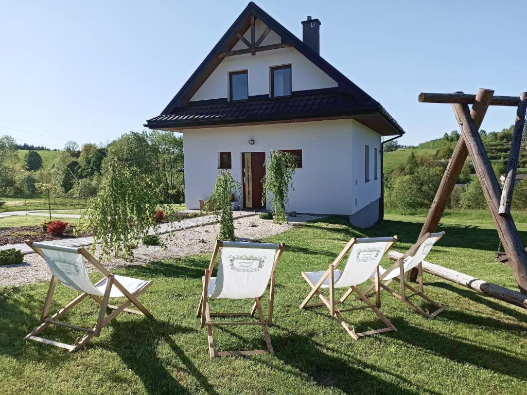 Zahrada ubytování Brzozowy Zagajnik Bieszczady - Domki z Balia Ogrodowa