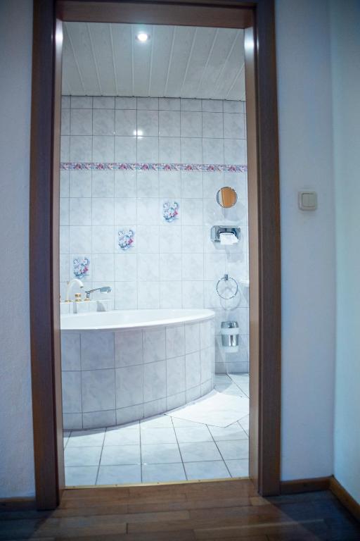 Koupelna v ubytování Trend Lokal-Rooms-Bar