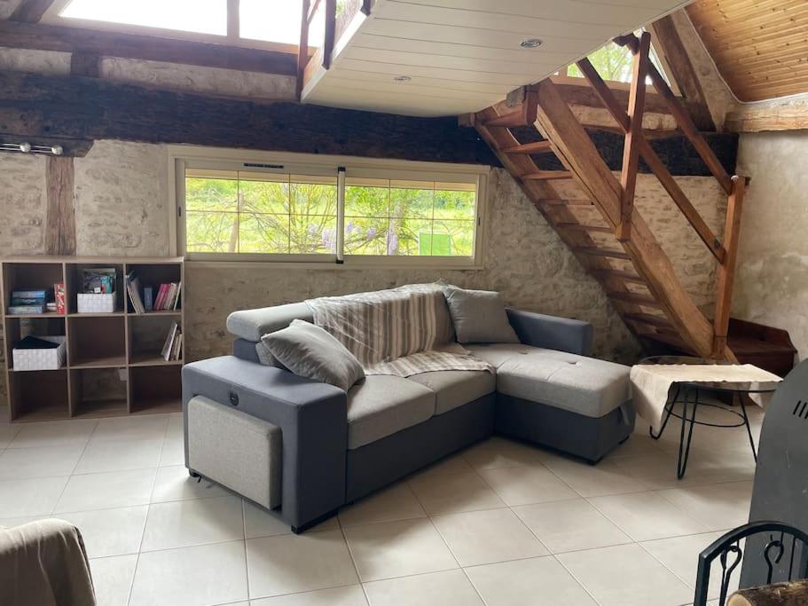Posezení v ubytování Gîte le village des champs