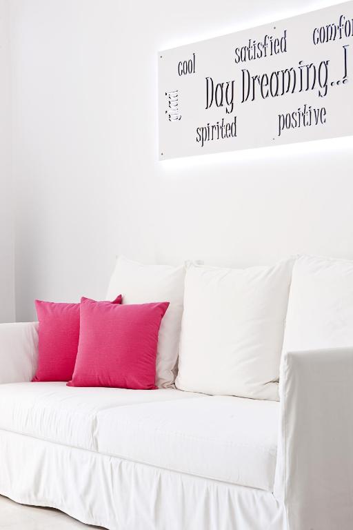 Posezení v ubytování Acqua Vatos Santorini Hotel