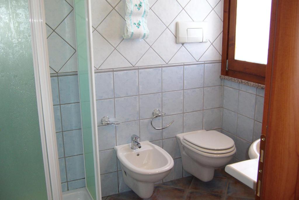 Koupelna v ubytování B&B Le Vele Teulada
