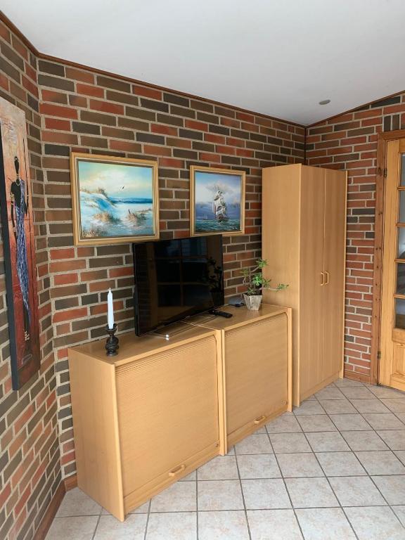 TV a/nebo společenská místnost v ubytování Hos Franz