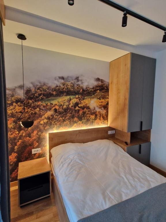 Katil atau katil-katil dalam bilik di Divčigora apartmani