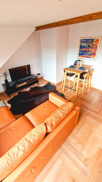 Posezení v ubytování Apartmán Podzámčí