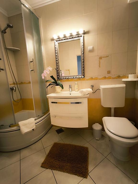 Koupelna v ubytování Apartments Prosperina Hvar