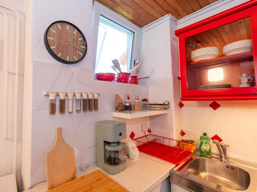 Kuchyňa alebo kuchynka v ubytovaní Relax apartma Peter