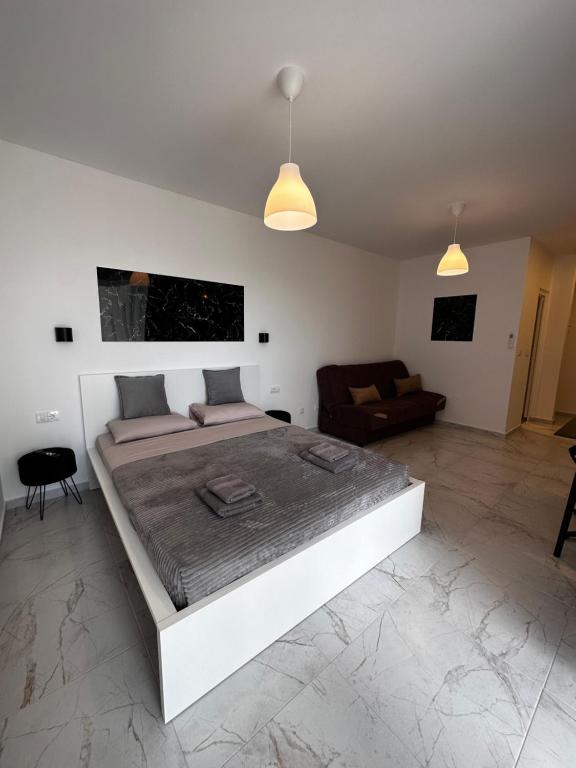 Postel nebo postele na pokoji v ubytování Residence Spa Apartments DUB