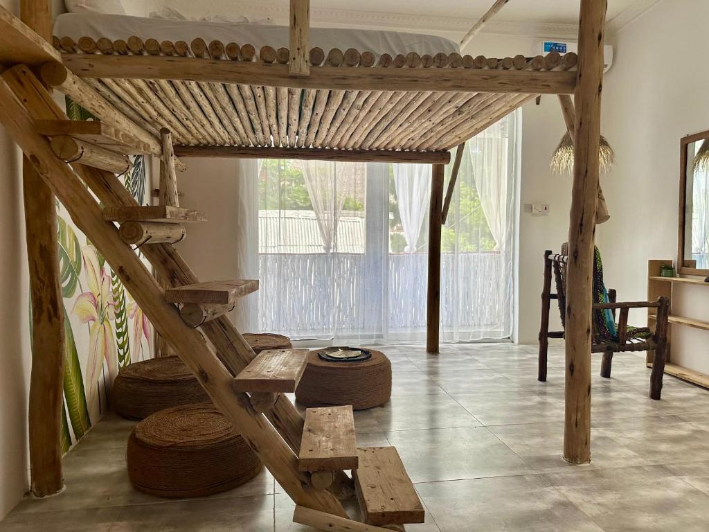 Posezení v ubytování POLE POLE House