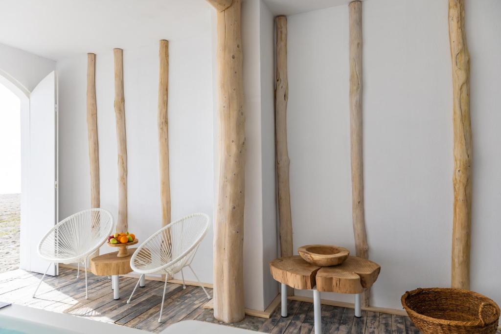 Posezení v ubytování Olympa Suites