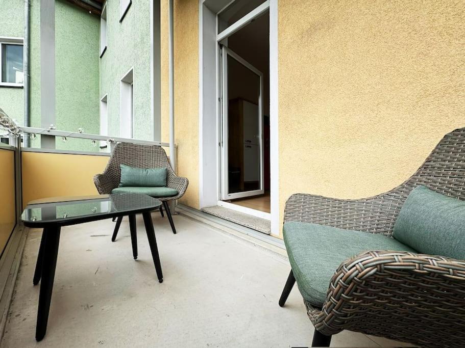 Posezení v ubytování Morgensonne in Schönebeck