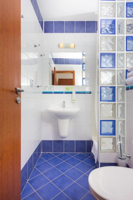 Kúpeľňa v ubytovaní Hotel Bratislava