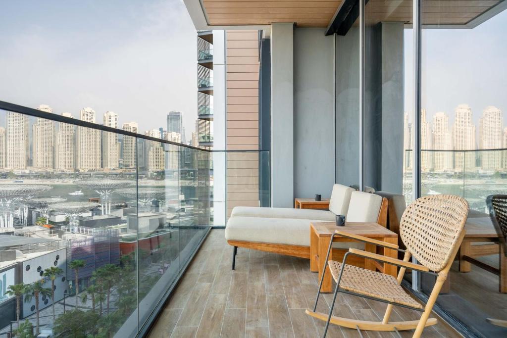 Posezení v ubytování GuestReady - Majestic Ain Dubai from your balcony