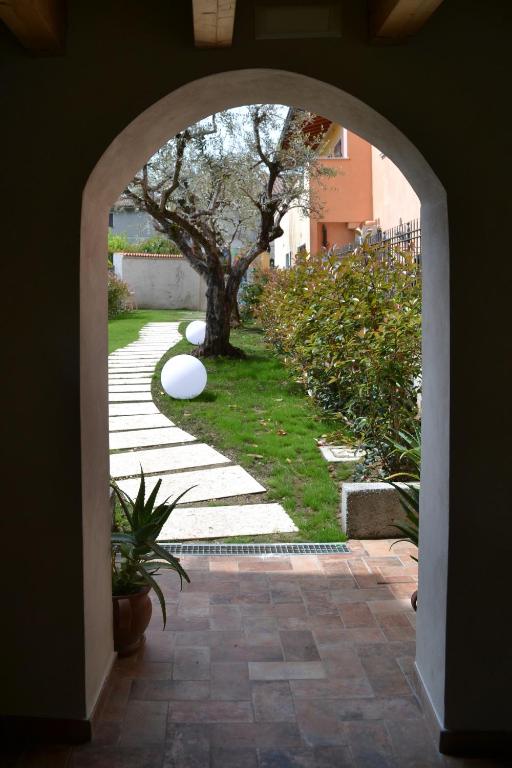 Zahrada ubytování Le Logge del Garda