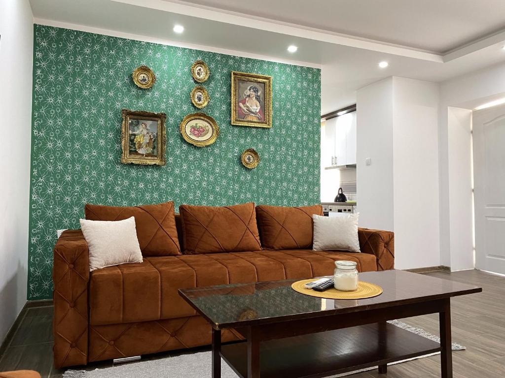 Posezení v ubytování Smokvica apartman