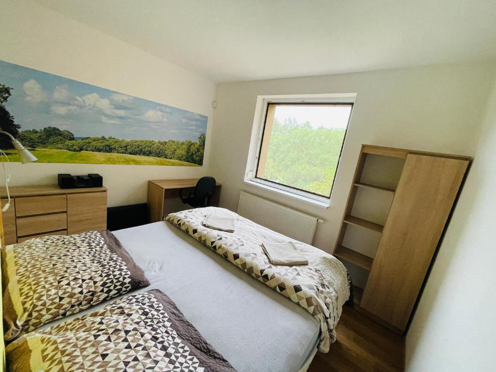 Postel nebo postele na pokoji v ubytování Dolpo 5