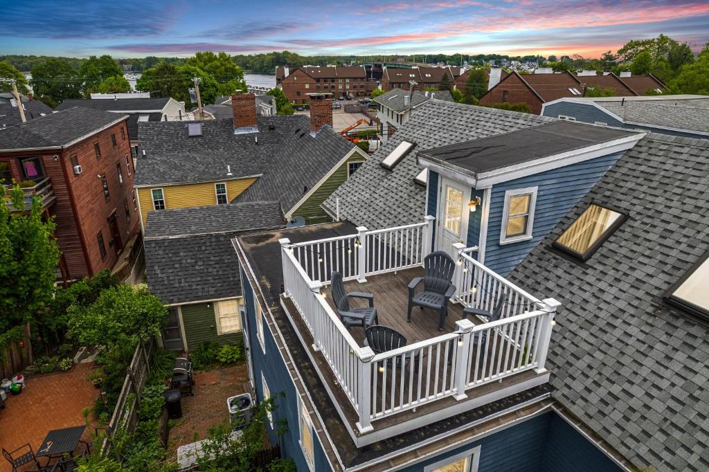 View of Steps to Downtown Rooftop Deck Flexible Temp Stay, Newburyport (updated ...
