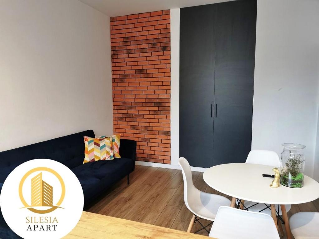 Posezení v ubytování Apartament Ceglany