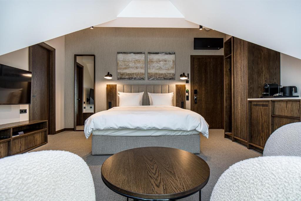 Lova arba lovos apgyvendinimo įstaigoje Palanga Life Balance SPA Hotel