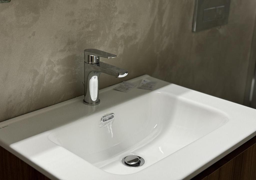 Koupelna v ubytování Angelo Agapi Rooms Vlore