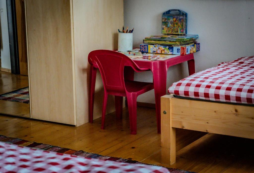 Postel nebo postele na pokoji v ubytování Chalupa KLÁRA -Liptov
