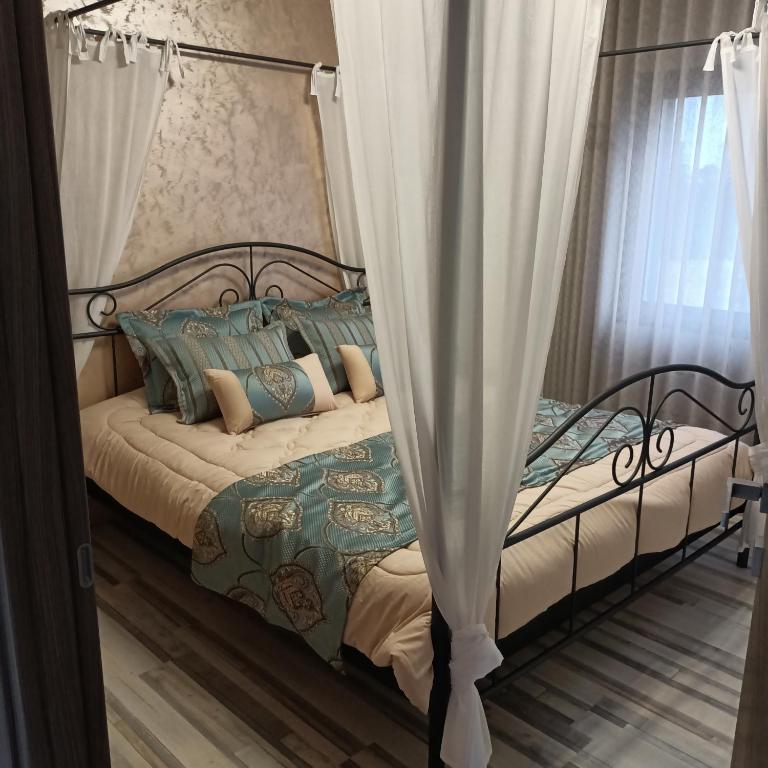 Postel nebo postele na pokoji v ubytování Florida Studio Hammamet Nord