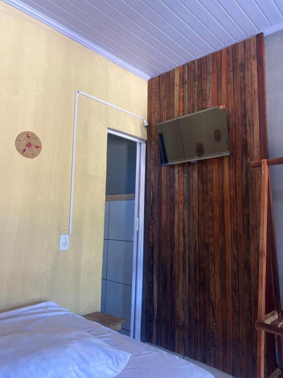 TV a/nebo společenská místnost v ubytování Pousada rancho sol nascente