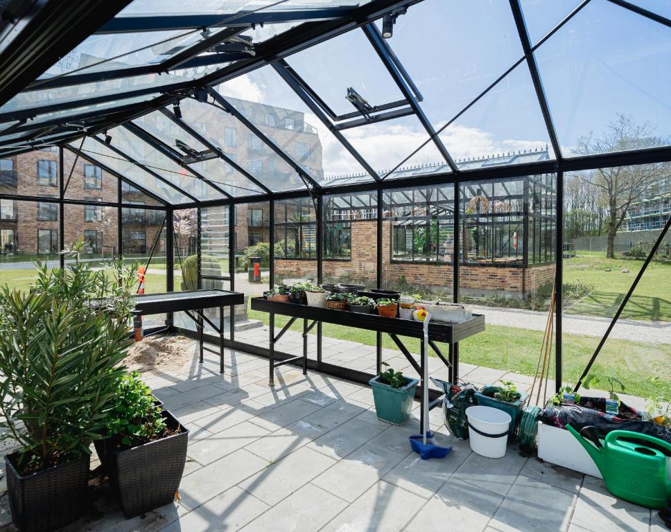 Zahrada ubytování Topclass 2-bed in Odense
