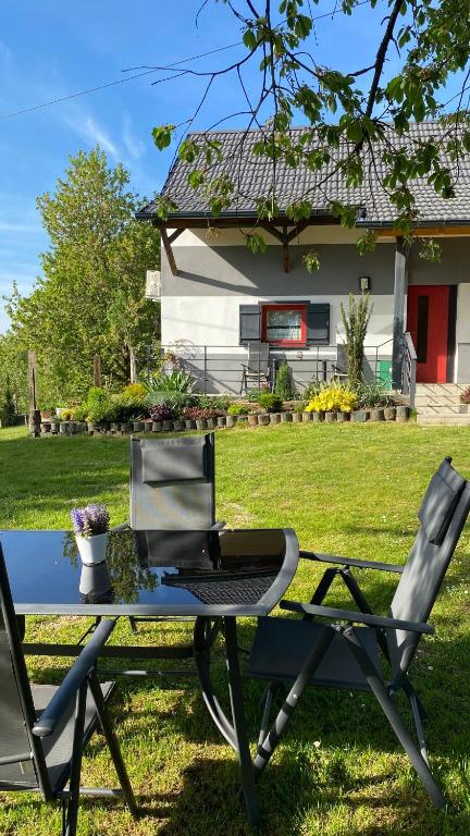 Zahrada ubytování Goričko view house