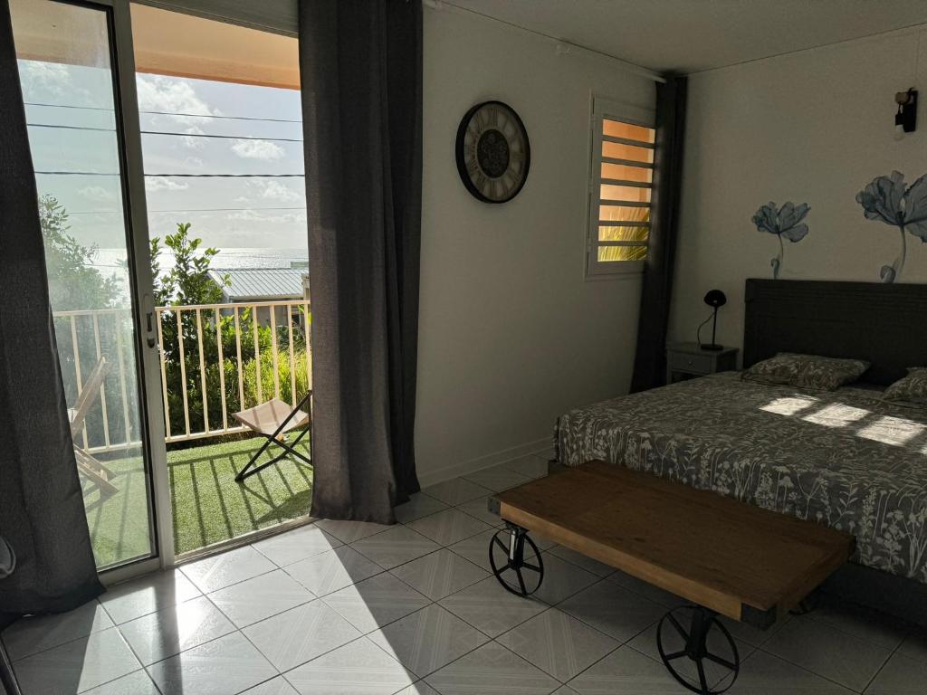 Voodi või voodid majutusasutuse Villa 4 ch 140 m2 avec vue sur mer et le tombolo toas