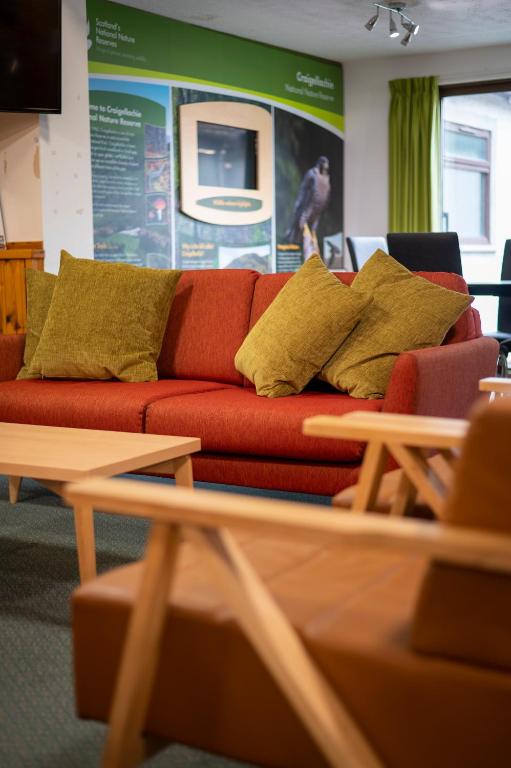 Posezení v ubytování Aviemore Youth Hostel