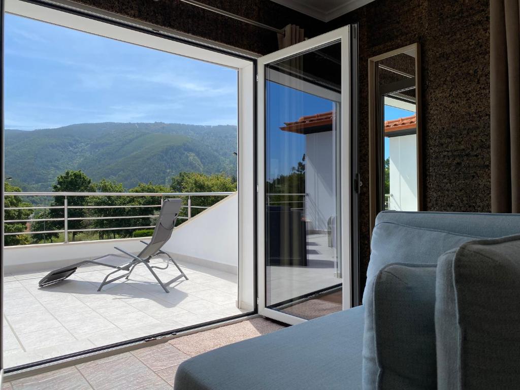 Nespecifikovaný výhled na hory nebo výhled na hory při pohledu z bed and breakfast