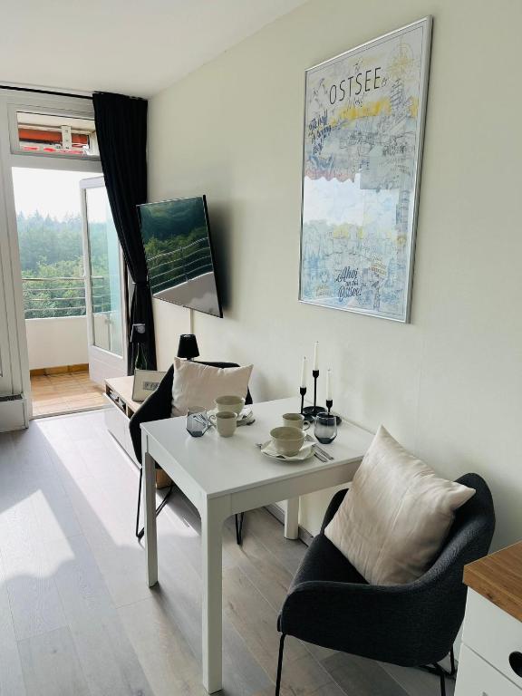 TV a/nebo společenská místnost v ubytování Apartment Sundowner