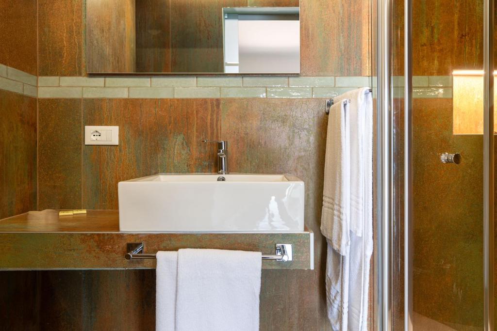 Koupelna v ubytování Hotel Forbisicle