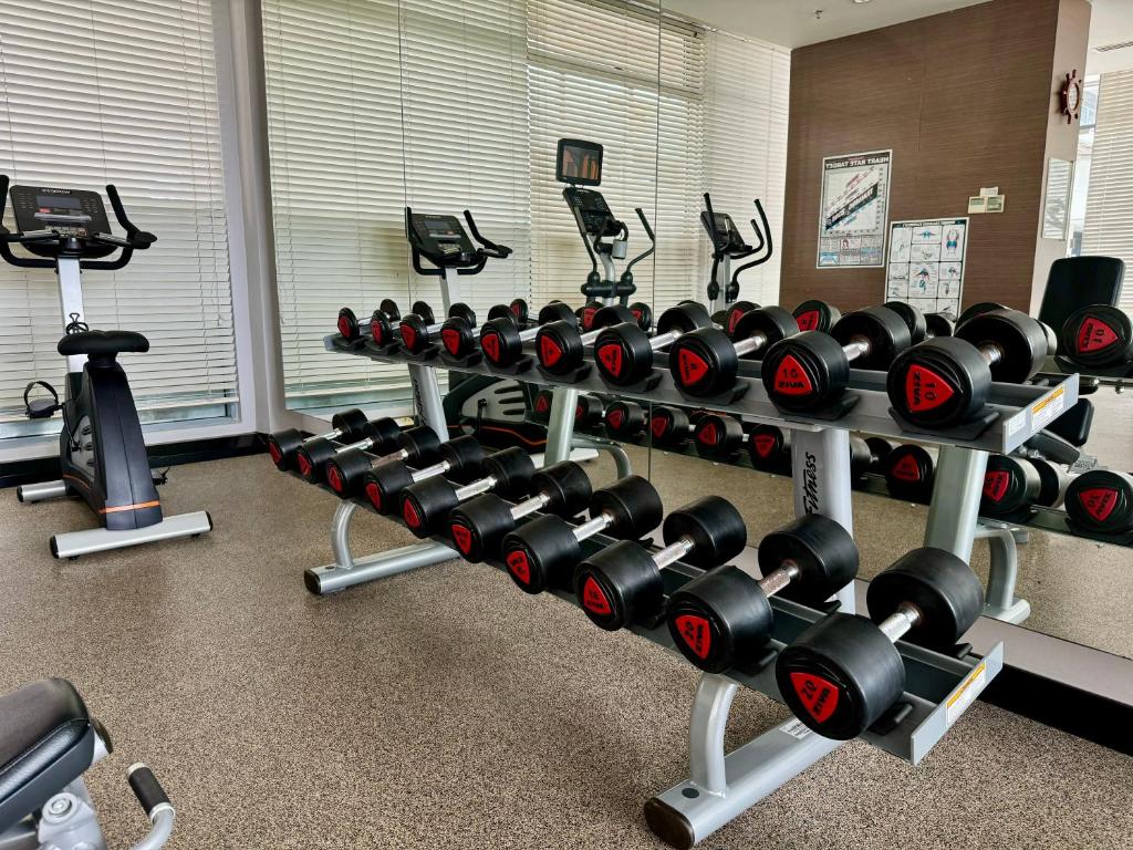 Fitness centrum a/nebo fitness zařízení v ubytování Puteri Harbour 3BR - A Million Dollar View - 7 mins to Legoland