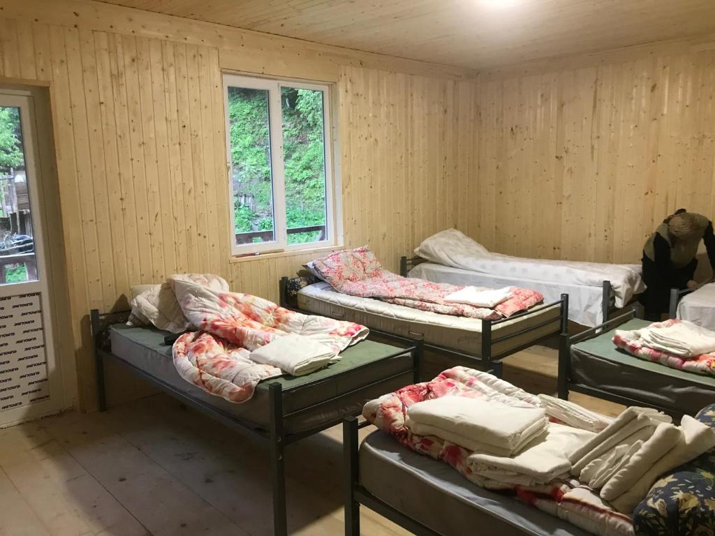 Postel nebo postele na pokoji v ubytování Khikhani Palace