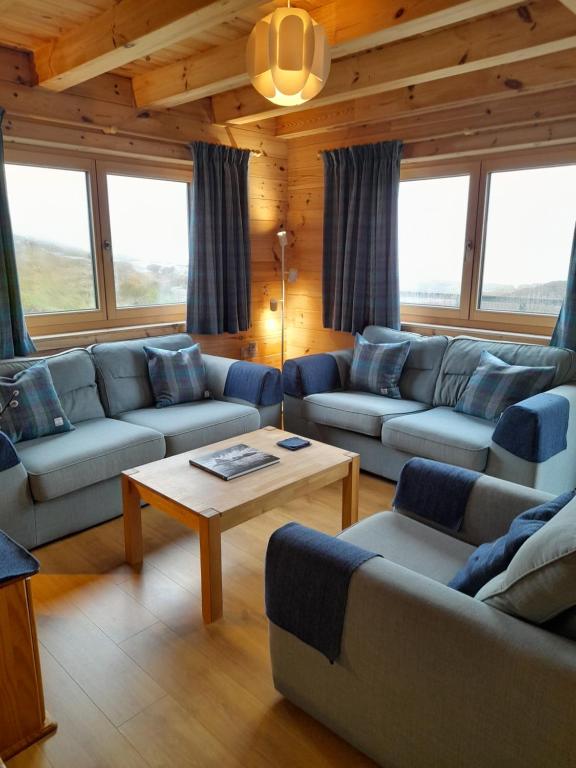 Posezení v ubytování Inver Lodge, Finsbay, Isle of Harris