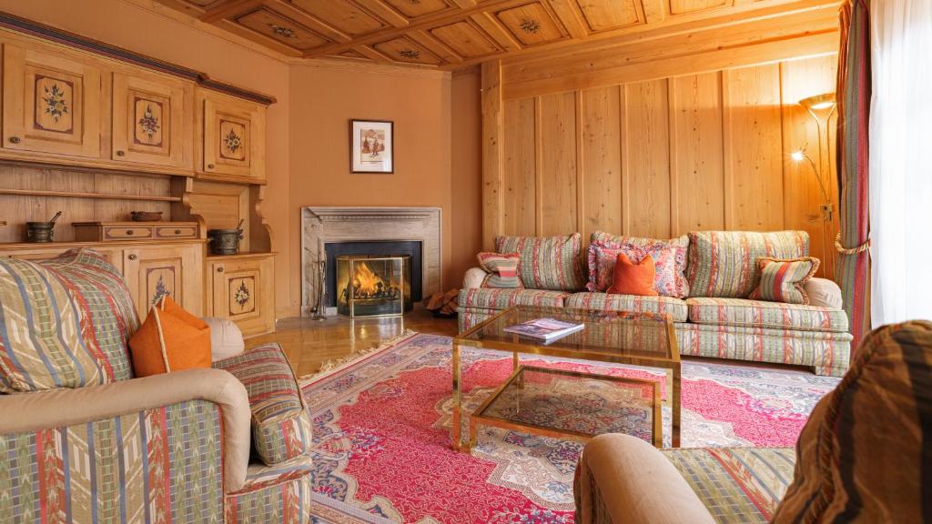 Posezení v ubytování Chalet Kisseye by Zermatt Premium Apartments