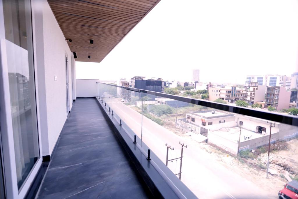 Balkón nebo terasa v ubytování PK Boutique Hotel